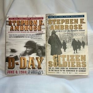Stephen Ambrose Bundle D-Day & Citizen Soldiers Softcover‎ EUC